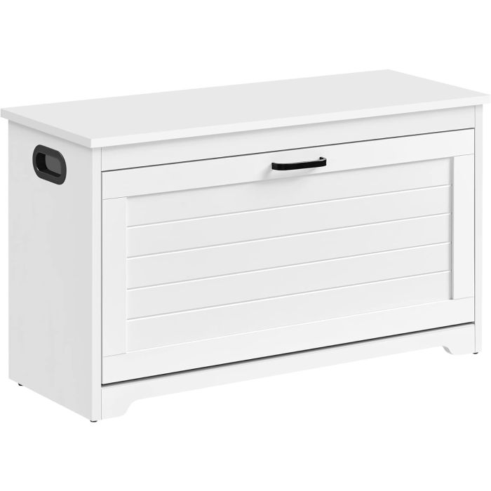 Schuhbank weiss verstellbar 80cm Holz