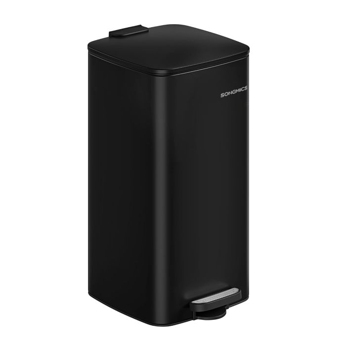 Mülleimer Küche 30L Stahl Tintenschwarz