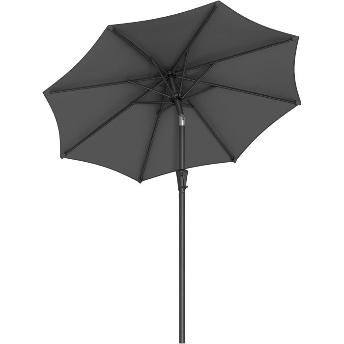 Sonnenschirm 200cm UPF50+ grau