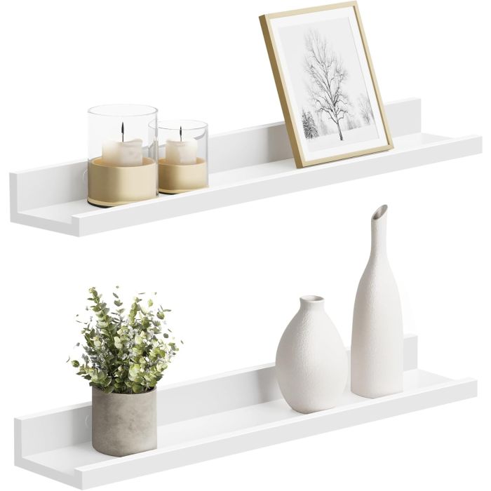 Wandregal Set für Wohnzimmer weiss