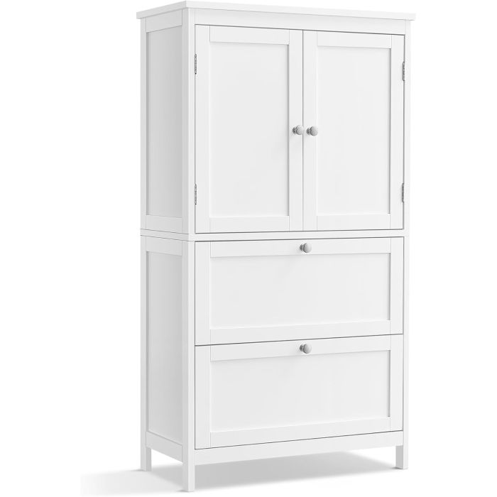 Badezimmerschrank mit Schubladen klassikweiss
