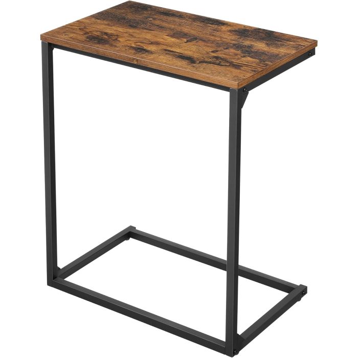 Beistelltisch Industriestil Vintagebraun-Schwarz