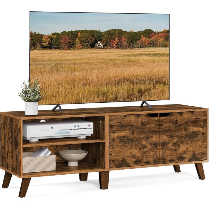 TV-Schrank mit Türen, vintagebraun