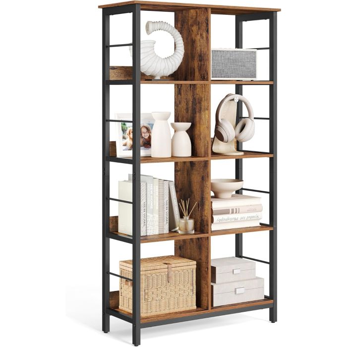 Regal mit 4 Ebenen vintagebraun