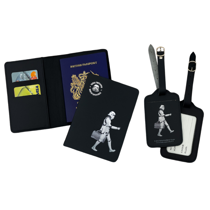 Reisepasshülle & Kofferanhänger Stormtrooper 2er Set