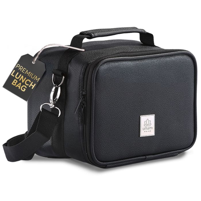 Insulated Lunch Bag Deep Black Premium