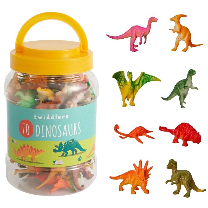 Dinosaurier Mini Spielfiguren 70 Stück