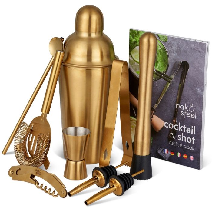 Cocktail 10er-Set Gold