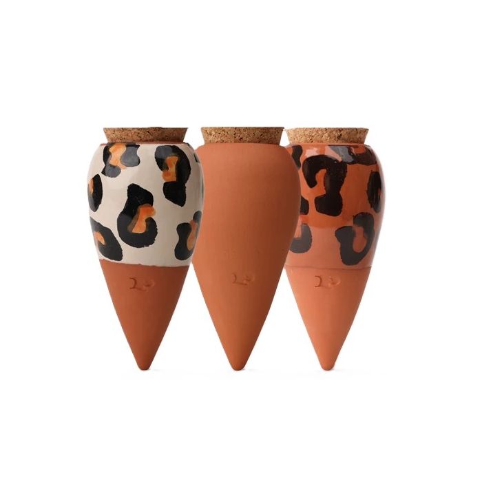 Bewässerungskegel Mini Ollas Die Leoparden 3er Set