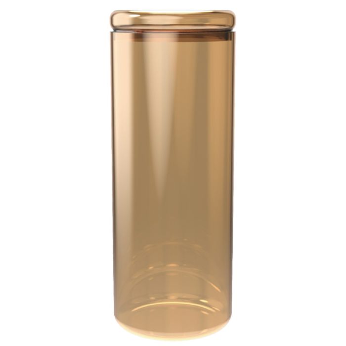 Vorratsdose Glas gold 1.2 Liter