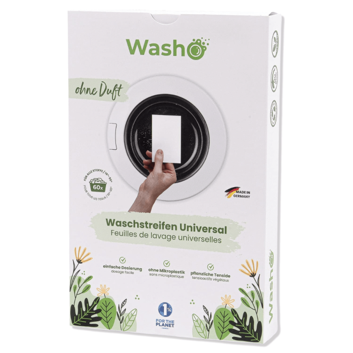 Waschstreifen 60 Stk. ohne Duft - Made in Germany