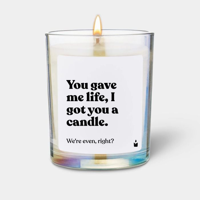 Duftkerze Flowery You gave me life, I got you a candle.