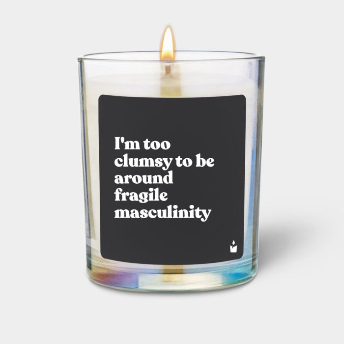 Duftkerze Rainbow Woody I'm too clumsy to be around fragile masculinity