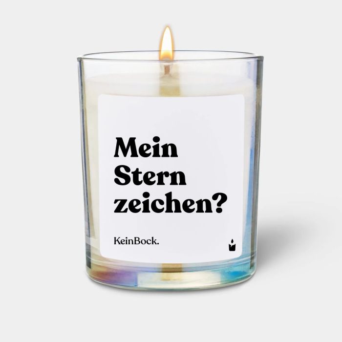 Duftkerze Rainbow Woody Mein Sternzeichen? KeinBock.