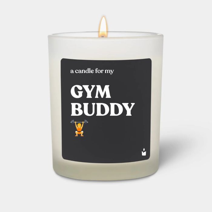 Duftkerze Woody a candle for my gym buddy