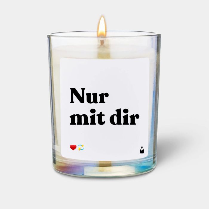 Duftkerze Rainbow Woody Nur mit dir