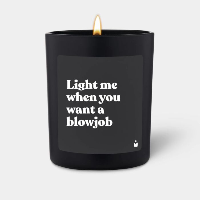 Duftkerze Flowery Light me when you want a blowjob