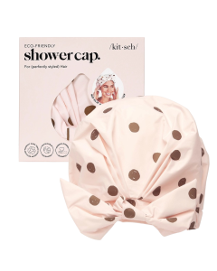 Luxus-Duschhaube - Blush Dot