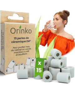 Keramikperlen Wasserreiniger 15er-Pack Grau