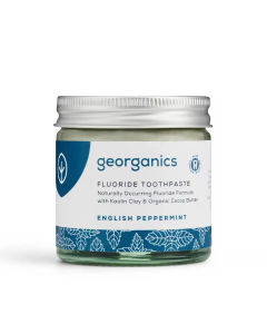 Zahnpasta im Glas mit Fluorid Pfefferminze 60ml