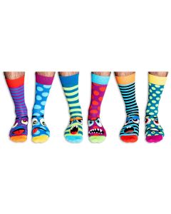 Einzelne Socken im 6er Pack, GRUMP HEADS, Gr. 39-46, mit Geschenkbox