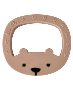 Kleiner Bär Beissring Montessori Hellrosa