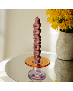 Kerze Taper candle F*CK YOU Mocha