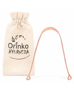 Zungenschaber Kupfer inkl. Baumwollbeutel