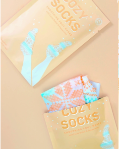 Glättende Fussmaske Cozy Socks 1 Paar