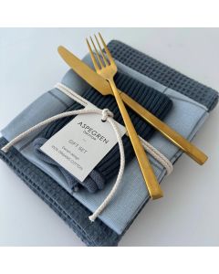 Geschirrtücher Geschenkset Bio-Baumwolle 3-teilig Curaçao