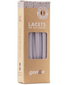 Elastische Schnürsenkel Flexibel Ohne Binden Breit Silikon Silver