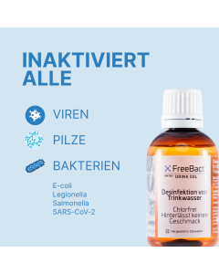 Freebact Drink 50L Trinkwasserdesinfektion