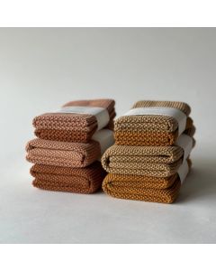 Küchentuch Aus 100 % Bio-Baumwolle – Gestrickt, Einfarbig In Café Creme