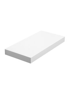 Wandregal MDF / Spanplatte Schweberegal Weiss