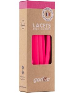 Elastische Schnürsenkel Flexibel Ohne Binden Schmal Silikon Neon Rose