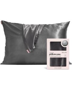 Satin Kissenbezug Queen Charcoal