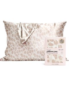 Satin Kissenbezug Queen Leopard