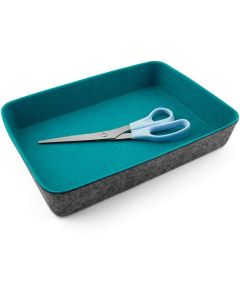 Organizer Behälter Breit 27x19 cm Blau