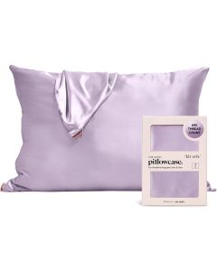 Satin Kissenbezug Queen Lavendel