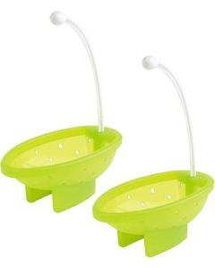 Eier-Pochierer 2er-Set Silikon
