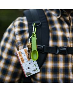 Zeckenentferner Mensch und Tier Löffelset 3er mit Karabiner für Rucksack oder Hund