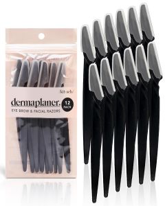 Dermaplaner Schwarz 12 Stück