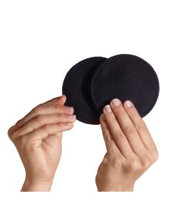 Stilleinlagen wiederverwendbar Schwarz 6er Set