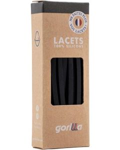 Elastische Schnürsenkel Flexibel Ohne Binden Schmal Silikon Charcoal