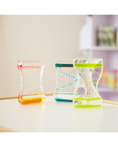 Flüssige Sanduhr Stepping Liquid Motion Timer 3er-Set