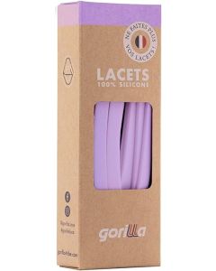 Elastische Schnürsenkel Flexibel Ohne Binden Breit Silikon Lavender