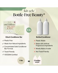 Feste Haarspülung mit Teebaum und Minze