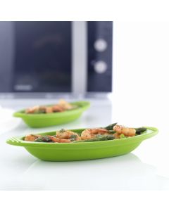 Mikrowellen-Dampfgarer 2er-Set klein Silikon