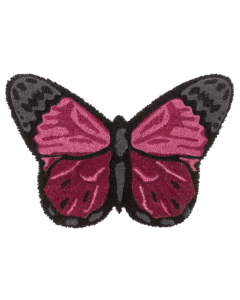 Fussmatte Schmetterling Pink