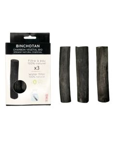 Binchotan Aktivkohle Wasserfilter 3er Set